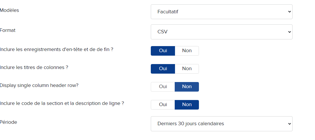 Configuration Flex Query IBKR